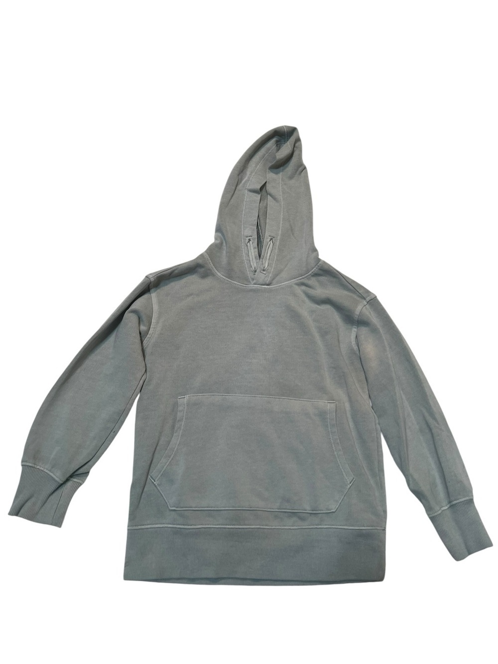 Wonder Nation Kids Boys Size XS 4-5 Pullover Hoodie Light Green Pocket Relaxed